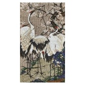Plum blossoms and cranes